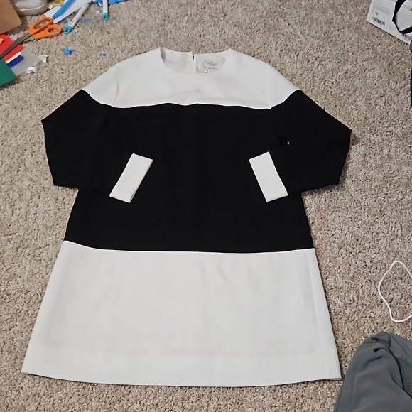 blue dress for baby girl Midi Color Block Sweater Dress main image 0